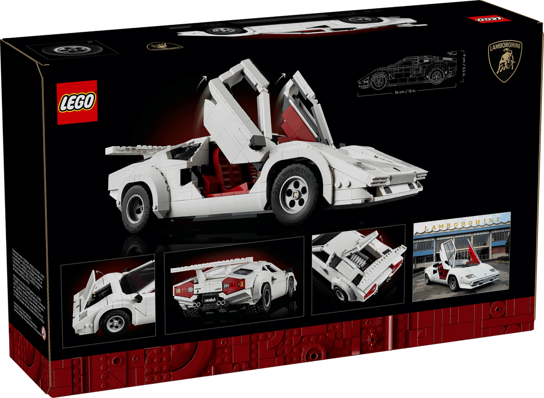 לגו Icons - Lamborghini Countach 5000 Quattrovalvole (10337)-14