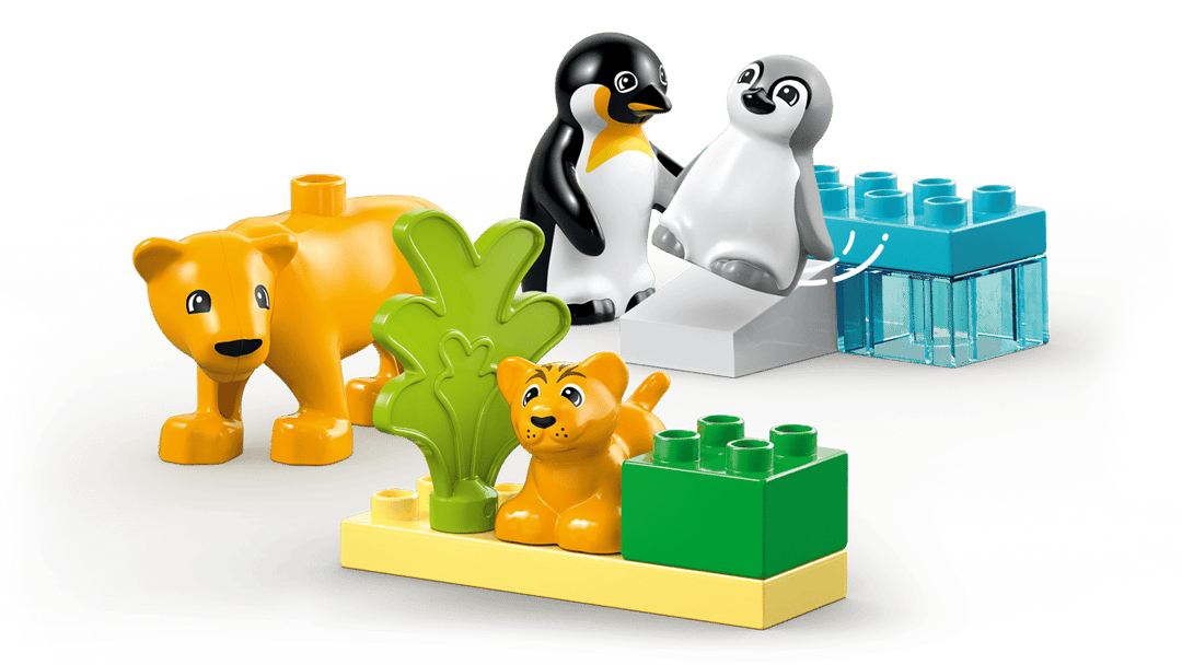 לגו DUPLO® - משפחות של חיות בר: פינגווינים ואריות (10442)-3