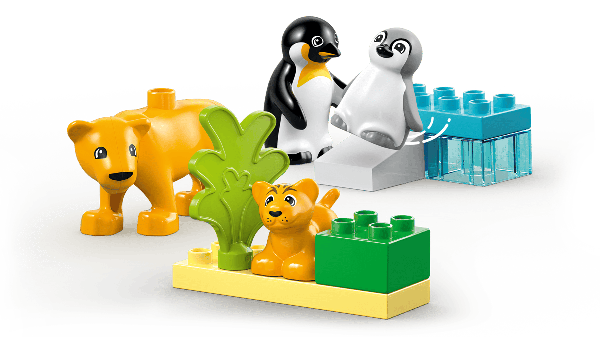 לגו DUPLO® - משפחות של חיות בר: פינגווינים ואריות (10442)-3