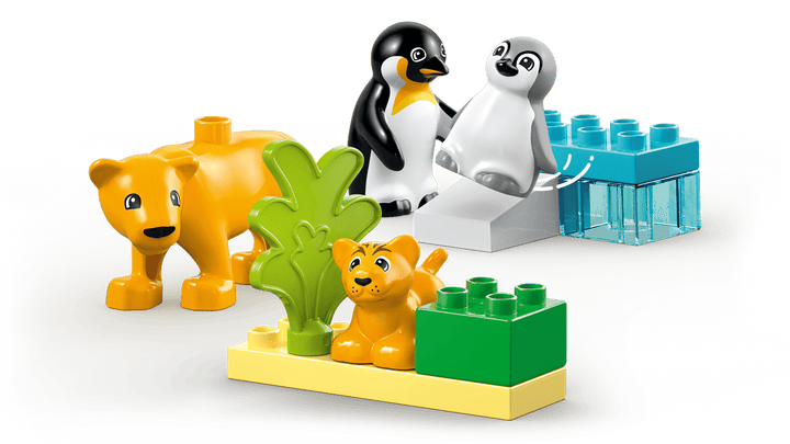לגו DUPLO® - משפחות של חיות בר: פינגווינים ואריות (10442)-3
