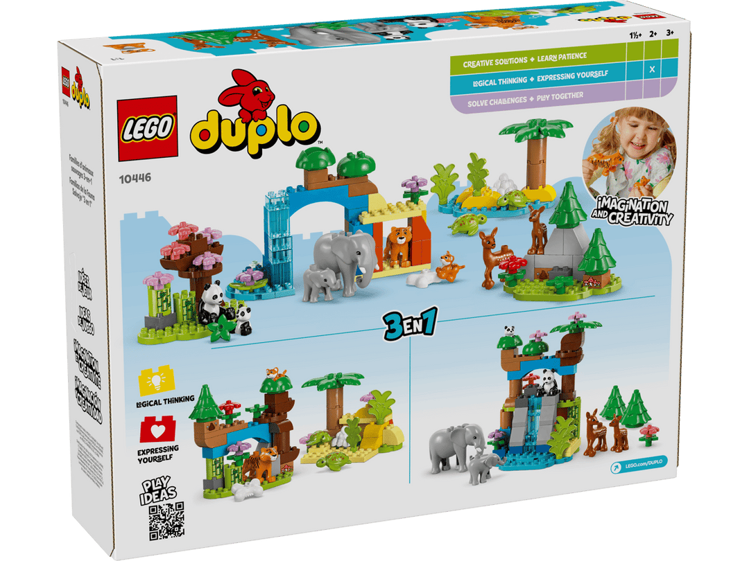 לגו DUPLO® - משפחות של חיות בר סט 3 ב-1 (10446)-6