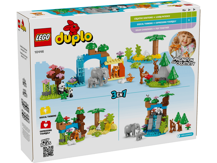 לגו DUPLO® - משפחות של חיות בר סט 3 ב-1 (10446)-7