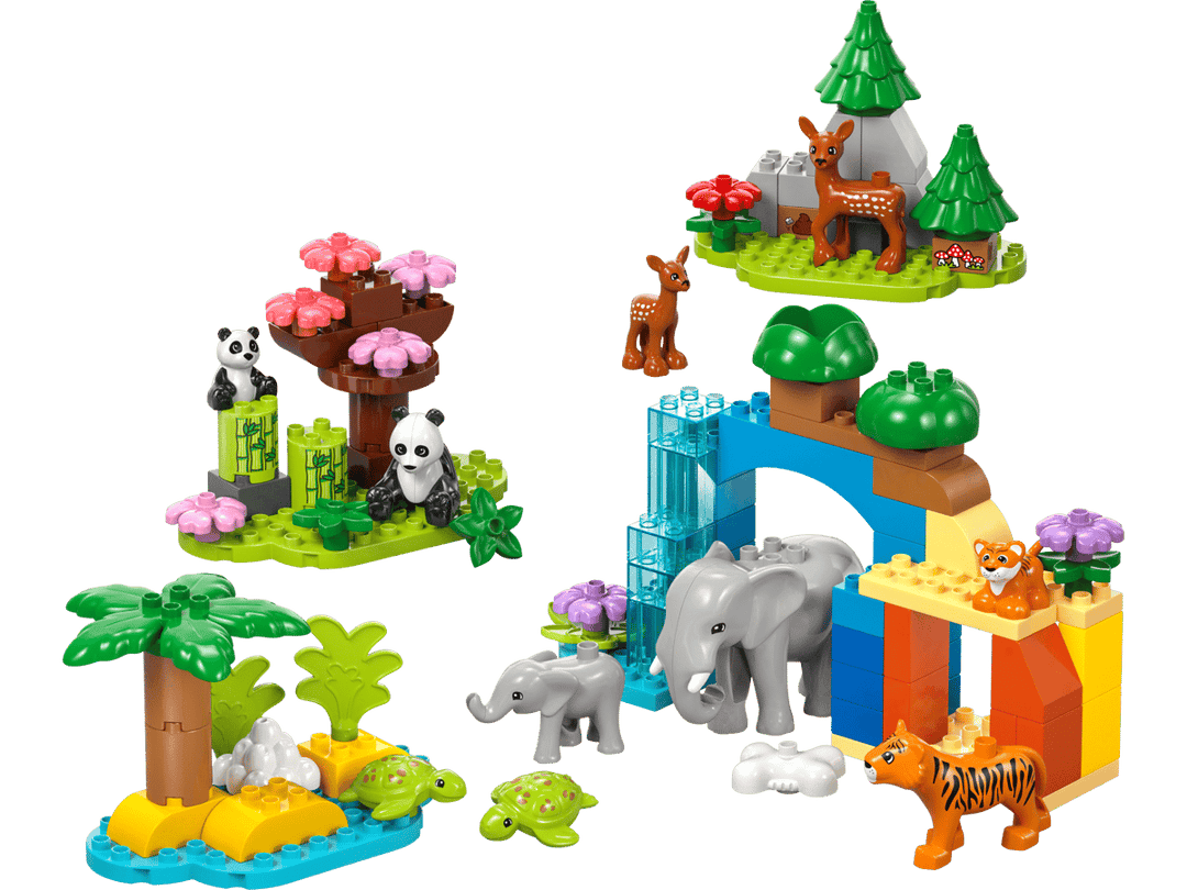 לגו DUPLO® - משפחות של חיות בר סט 3 ב-1 (10446)-0