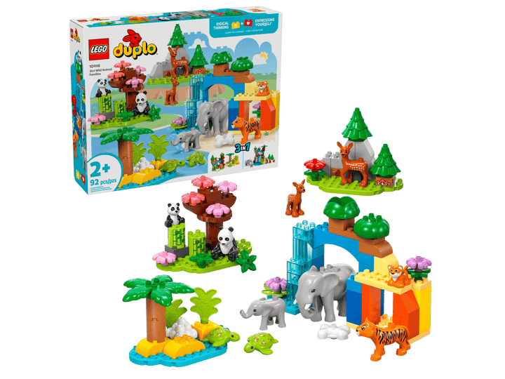 לגו DUPLO® - משפחות של חיות בר סט 3 ב-1 (10446)-2