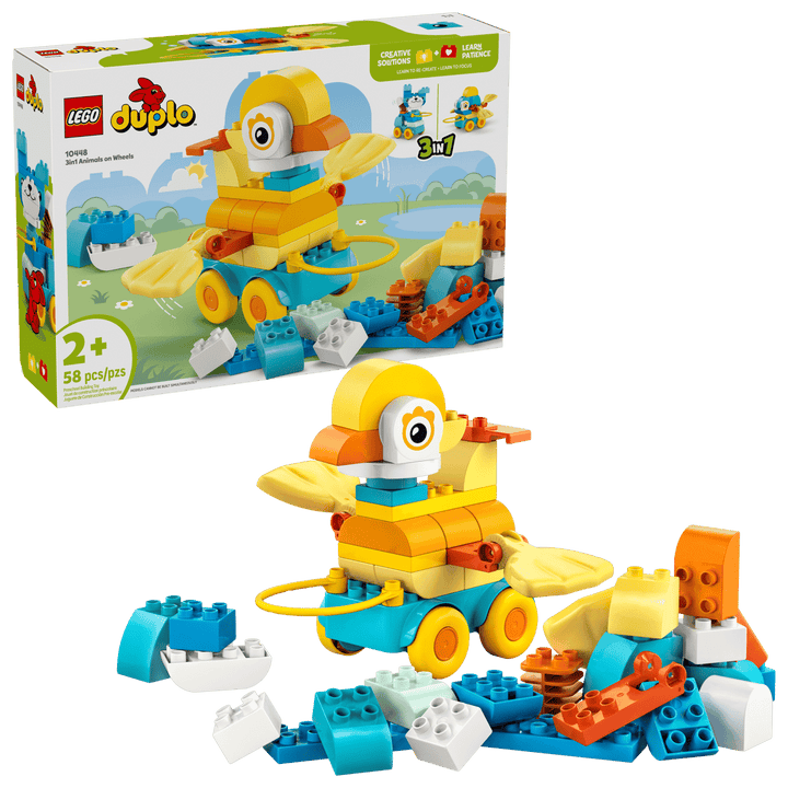 לגו DUPLO® - בעלי חיים על גלגלים 3 ב-1 (10448)-2