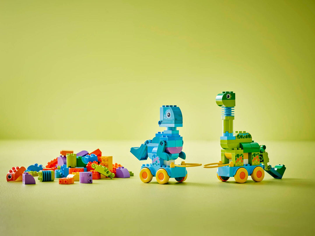 לגו DUPLO® - דינוזאורים על גלגלים 3 ב-1 (10451)-8
