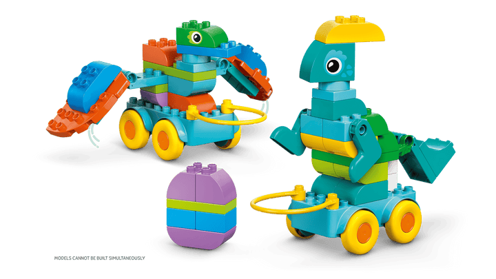 לגו DUPLO® - דינוזאורים על גלגלים 3 ב-1 (10451)-4