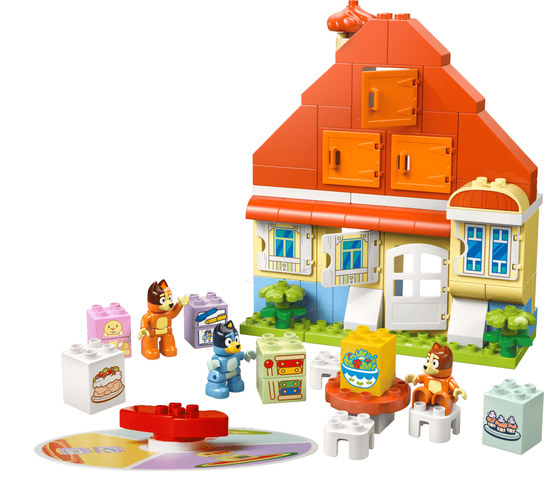 לגו DUPLO® Bluey - בית המשפחה של בלואי עם משחק זיכרון (10459)