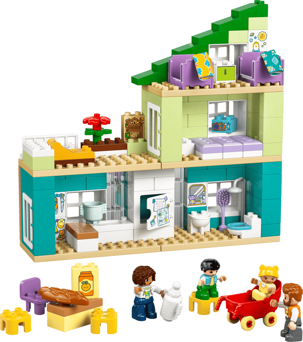 לגו DUPLO® - בית משפחה מודרני 3 ב-1 עם דמויות (10470)-0
