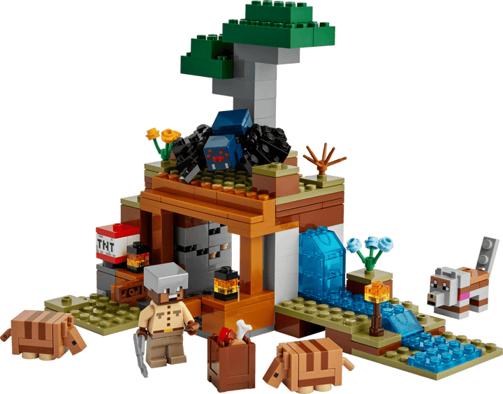 לגו Minecraft® - מסע כרייה עם הארמדיל (21269)-1