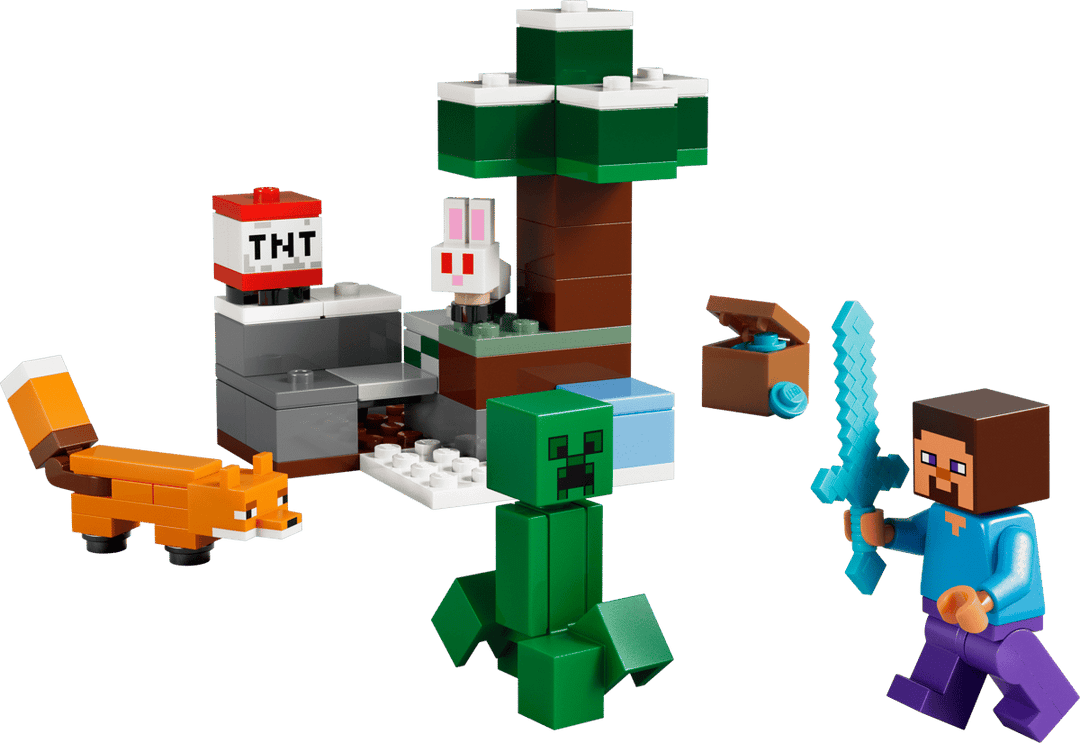 לגו Minecraft® - ההרפתקה של סטיב בטייגה (21583)-1