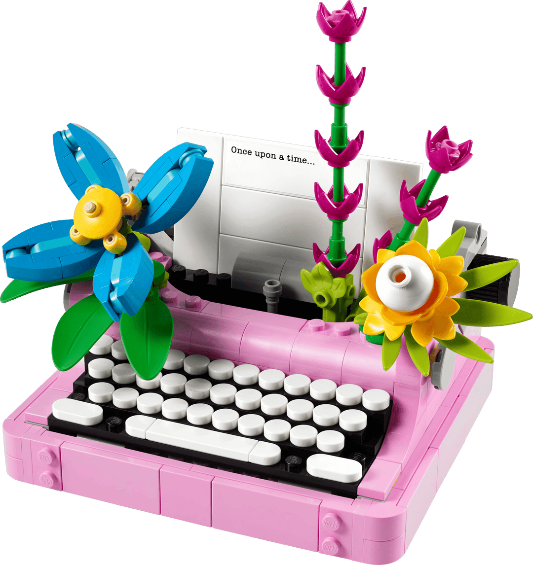 לגו Creator 3in1 - מכונת כתיבה עם פרחים (31169)-0