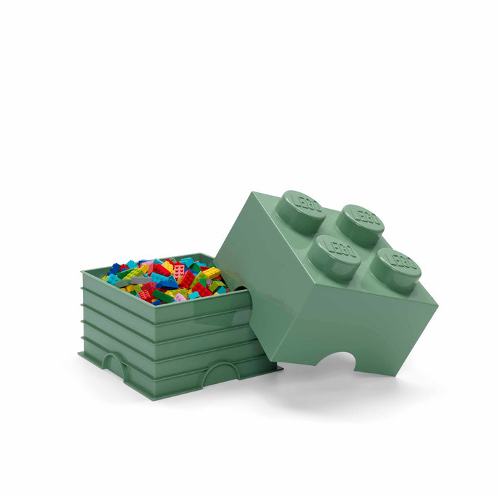 קוביית אחסון 25 ס"מ - בצבע ירוק חול (40031747)-3