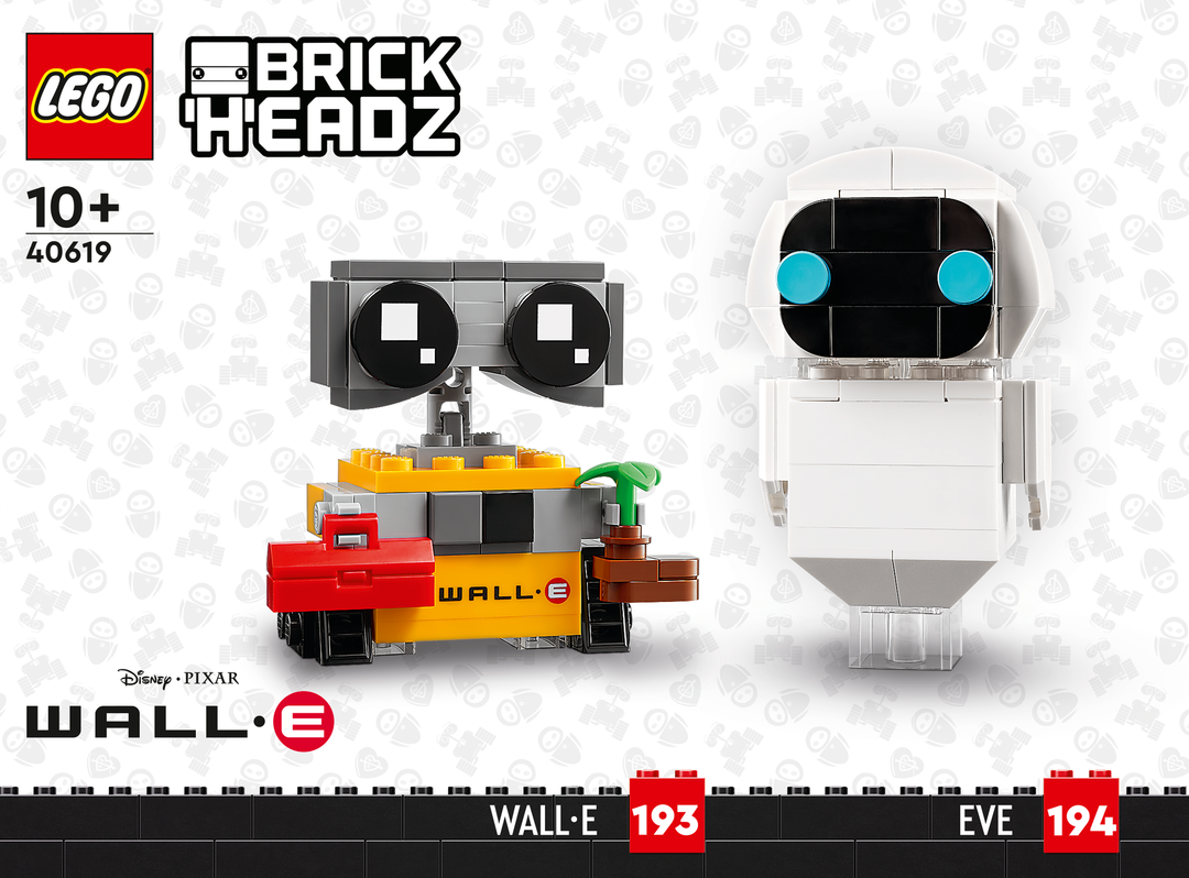 לגו ™BrickHeadz וול-E ואיב (40619)-4