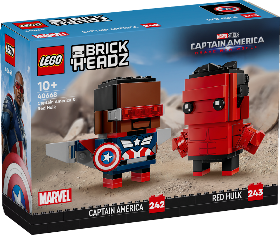 לגו ™BrickHeadz קפטן אמריקה והענק האדום (40668)-3