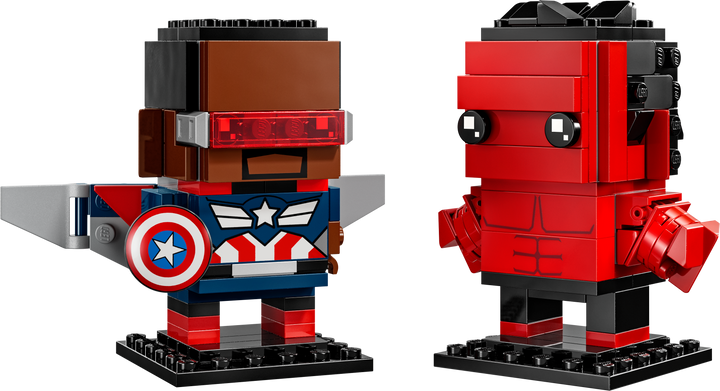 לגו ™BrickHeadz קפטן אמריקה והענק האדום (40668)-1