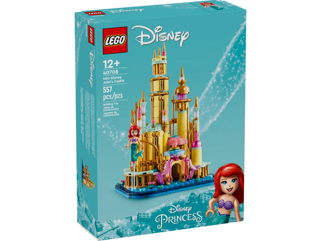 לגו DISNEY Disney™ - מיקרו טירת דיסני של אריאל (40708)-2