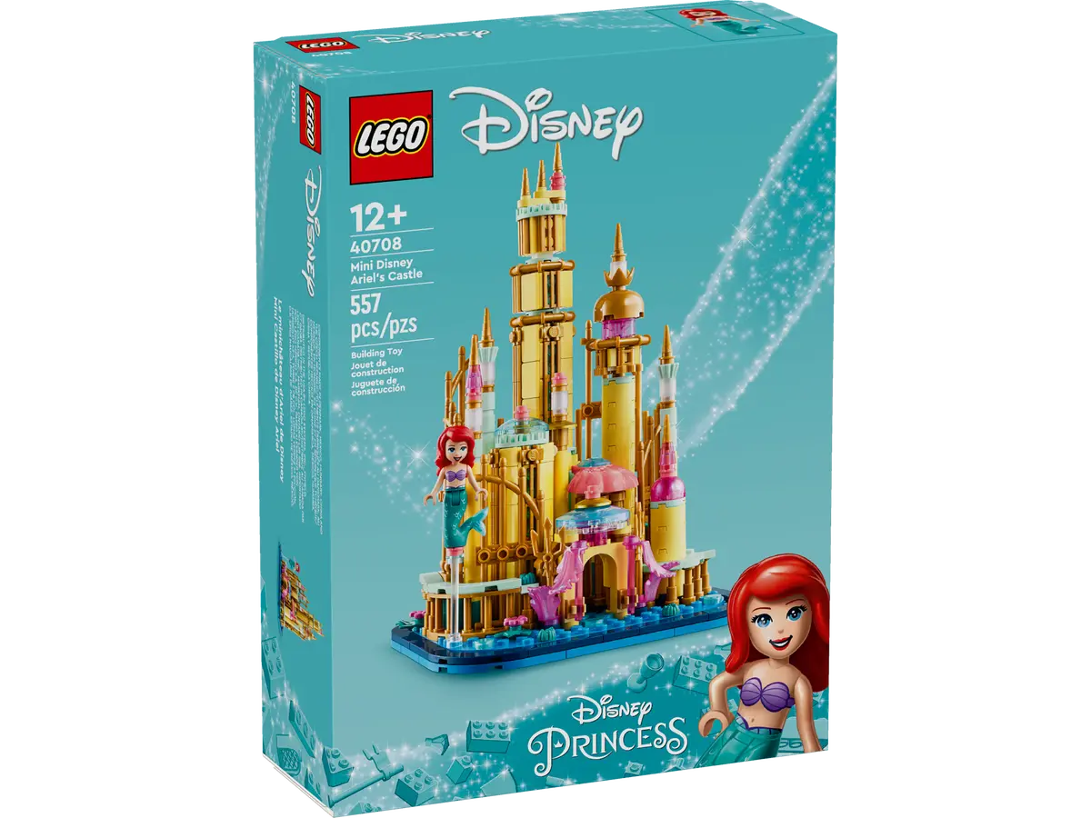לגו DISNEY Disney™ - מיקרו טירת דיסני של אריאל (40708)-2