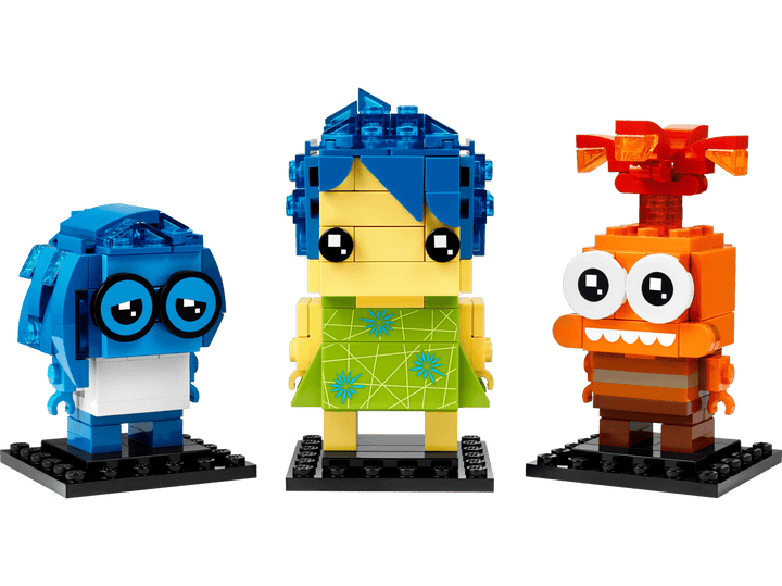 לגו ™BrickHeadz שמחה, עצב וחרדה - הקול בראש (40749)-1