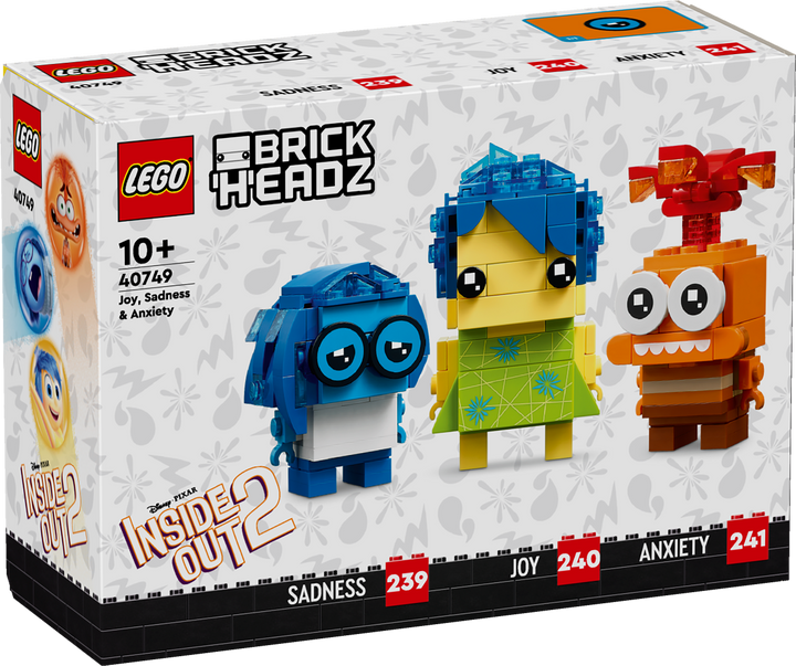 לגו ™BrickHeadz שמחה, עצב וחרדה - הקול בראש (40749)-7