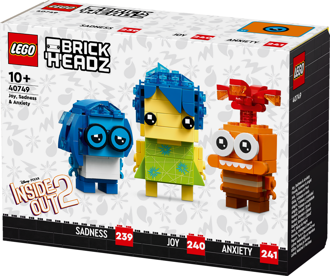 לגו ™BrickHeadz שמחה, עצב וחרדה - הקול בראש (40749)-7