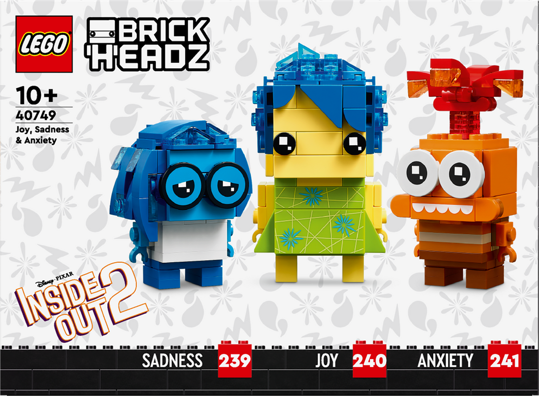 לגו ™BrickHeadz שמחה, עצב וחרדה - הקול בראש (40749)-8