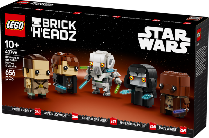 לגו ™BrickHeadz – נקמת הסית': גיבורים ונבלים (40796)-4