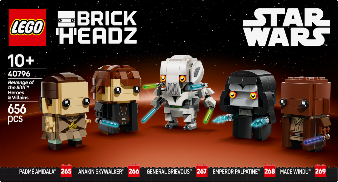 לגו ™BrickHeadz – נקמת הסית': גיבורים ונבלים (40796)-4