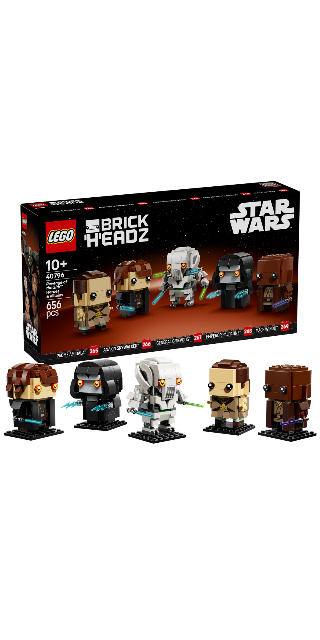 לגו ™BrickHeadz – נקמת הסית': גיבורים ונבלים (40796)-1