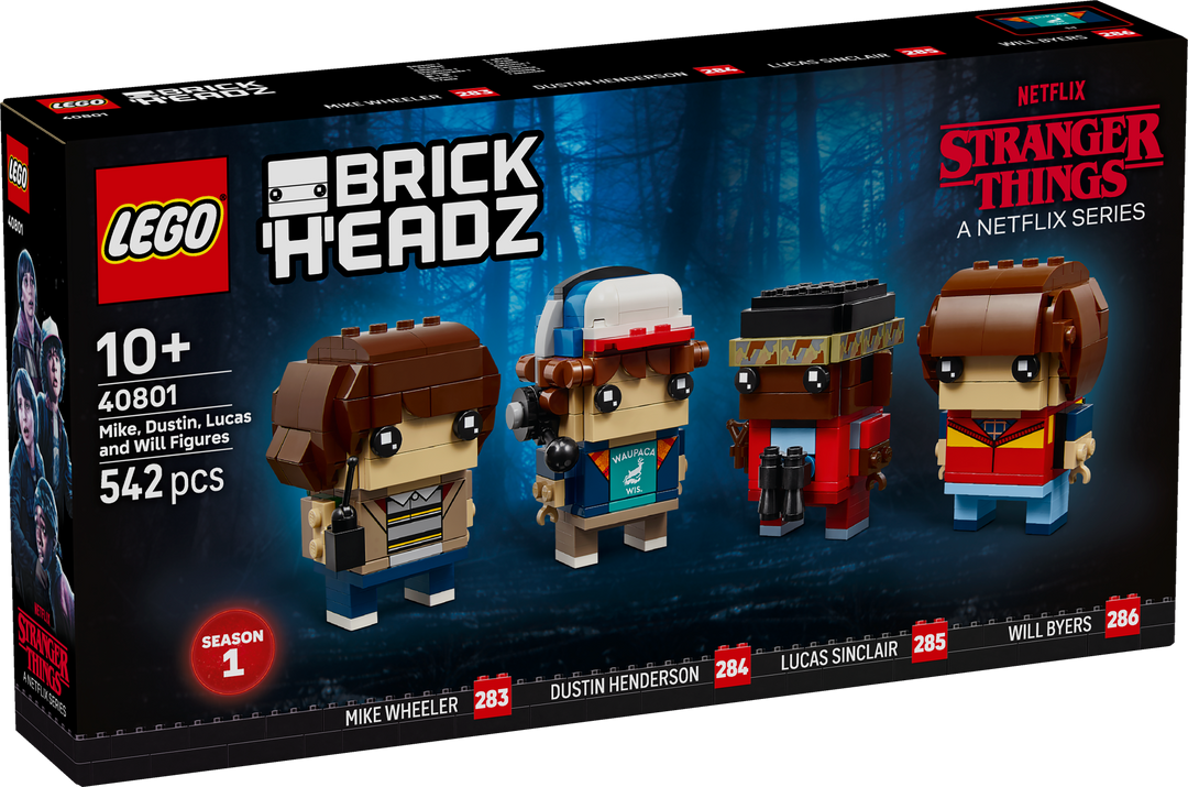 לגו ™BrickHeadz - דמויות של מייק, דסטין, לוקאס ווויל (40801)-8