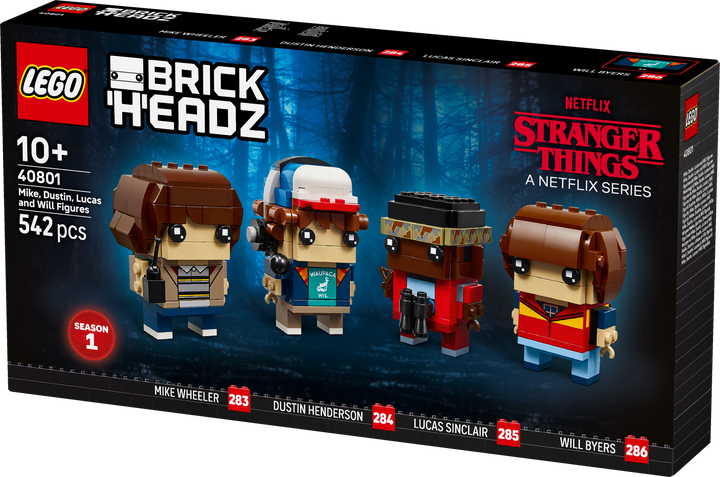 לגו ™BrickHeadz - דמויות של מייק, דסטין, לוקאס ווויל (40801)-7