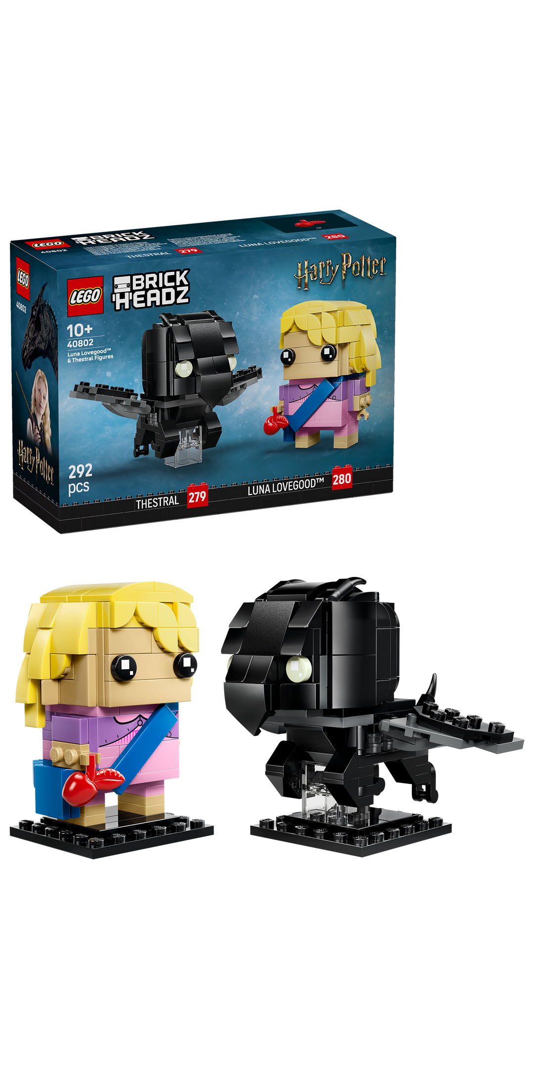 לגו ™BrickHeadz - הדמויות של לונה לאבגוד ות’סטראל (40802)-2