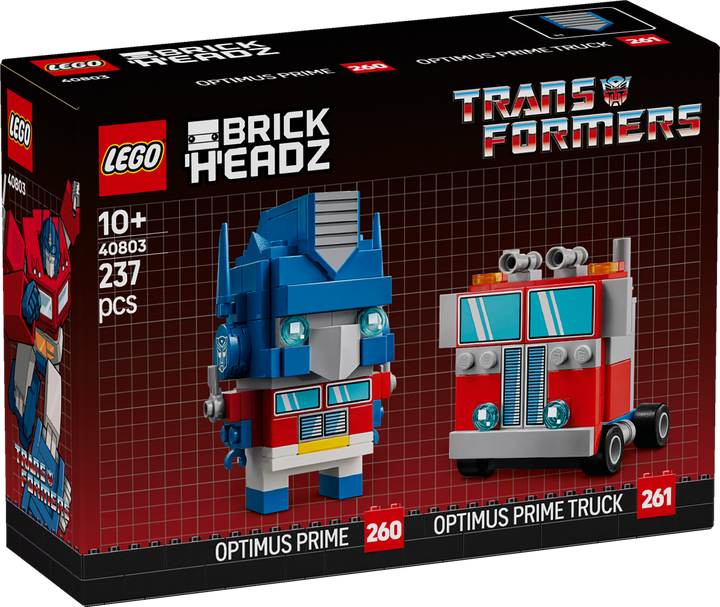 לגו ™BrickHeadz – אופטימוס פריים - רובוט ומשאית (40803)-3