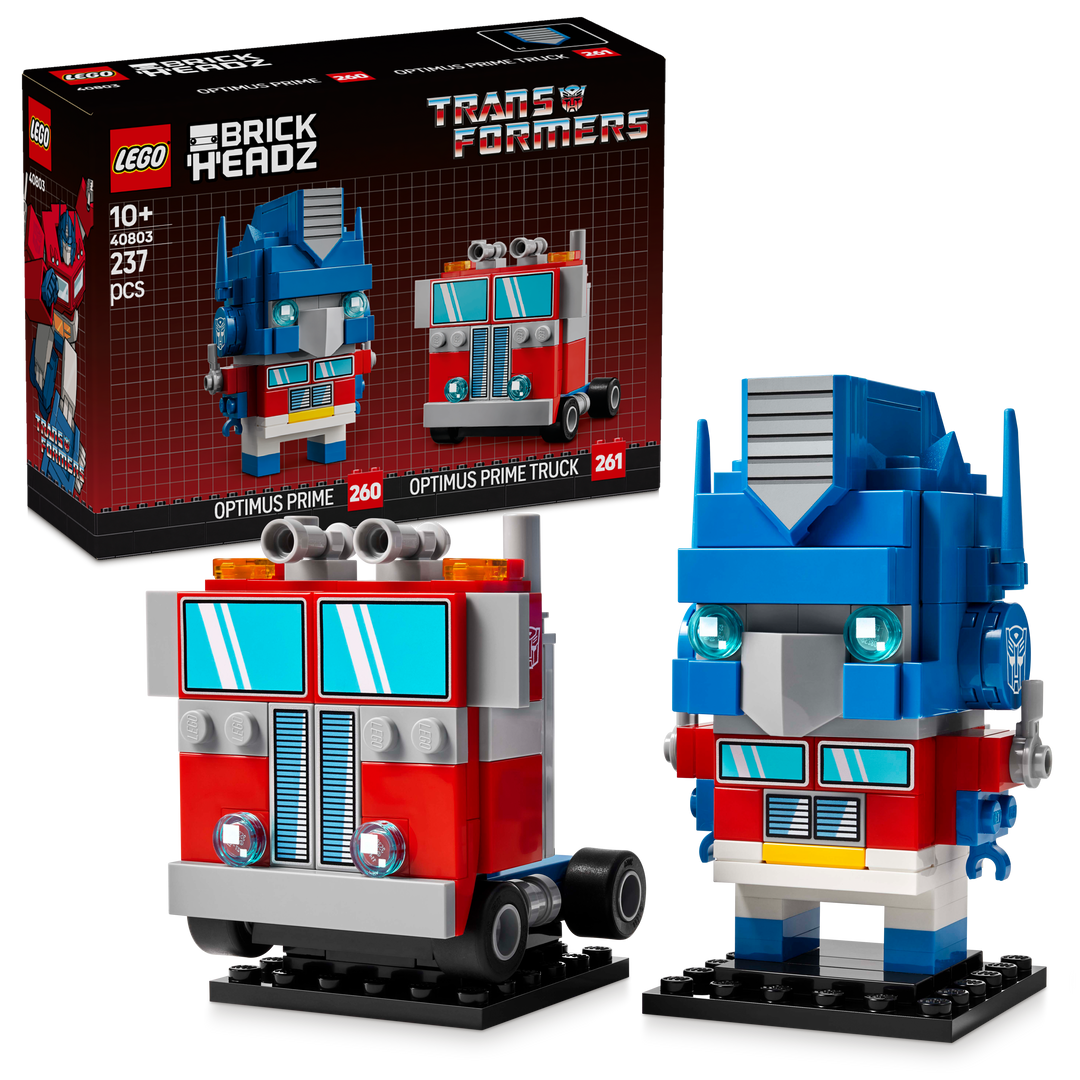 לגו ™BrickHeadz – אופטימוס פריים - רובוט ומשאית (40803)-2