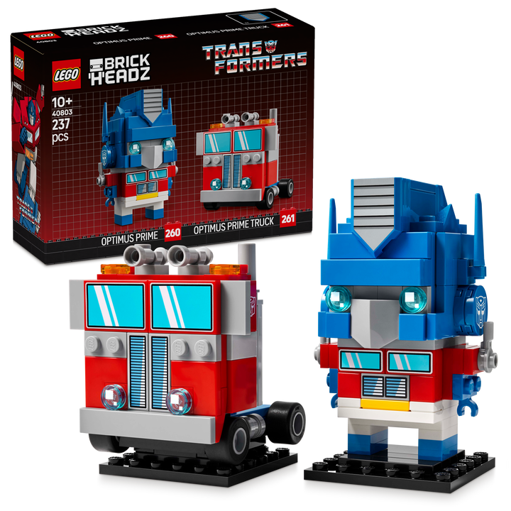 לגו ™BrickHeadz – אופטימוס פריים - רובוט ומשאית (40803)-2