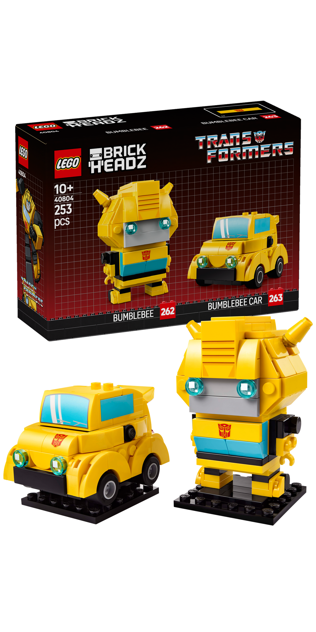לגו ™BrickHeadz – באמבלבי - רובוט ומכונית (40804)-2