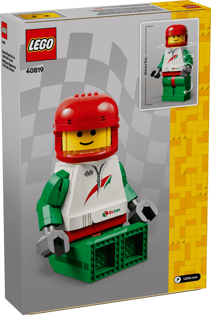 לגו Minifigures - מיני-דמות מוגדלת של נהג מרוצים (40819)-6