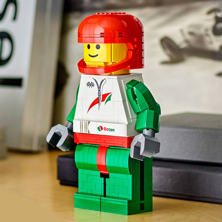 לגו Minifigures - מיני-דמות מוגדלת של נהג מרוצים (40819)-3