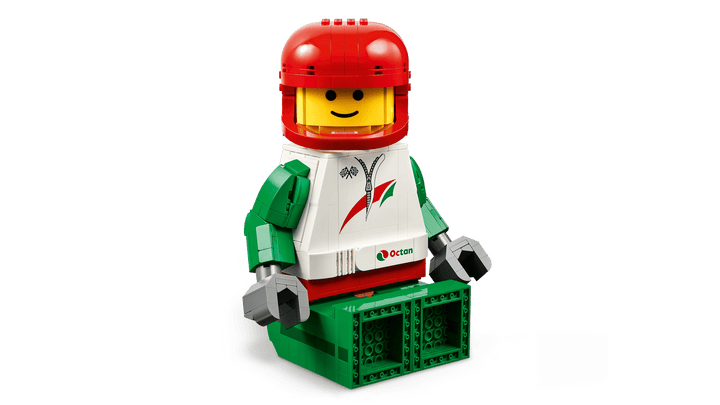 לגו Minifigures - מיני-דמות מוגדלת של נהג מרוצים (40819)-4