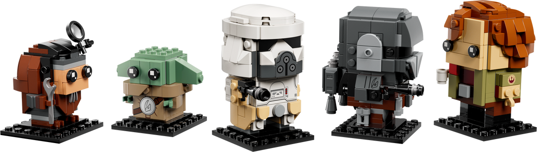 לגו ™BrickHeadz – המנדלוריאן וגרוגו: בעלי ברית ונבלים (40856)-1