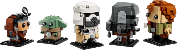 לגו ™BrickHeadz – המנדלוריאן וגרוגו: בעלי ברית ונבלים (40856)