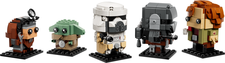 לגו ™BrickHeadz – המנדלוריאן וגרוגו: בעלי ברית ונבלים (40856)-1