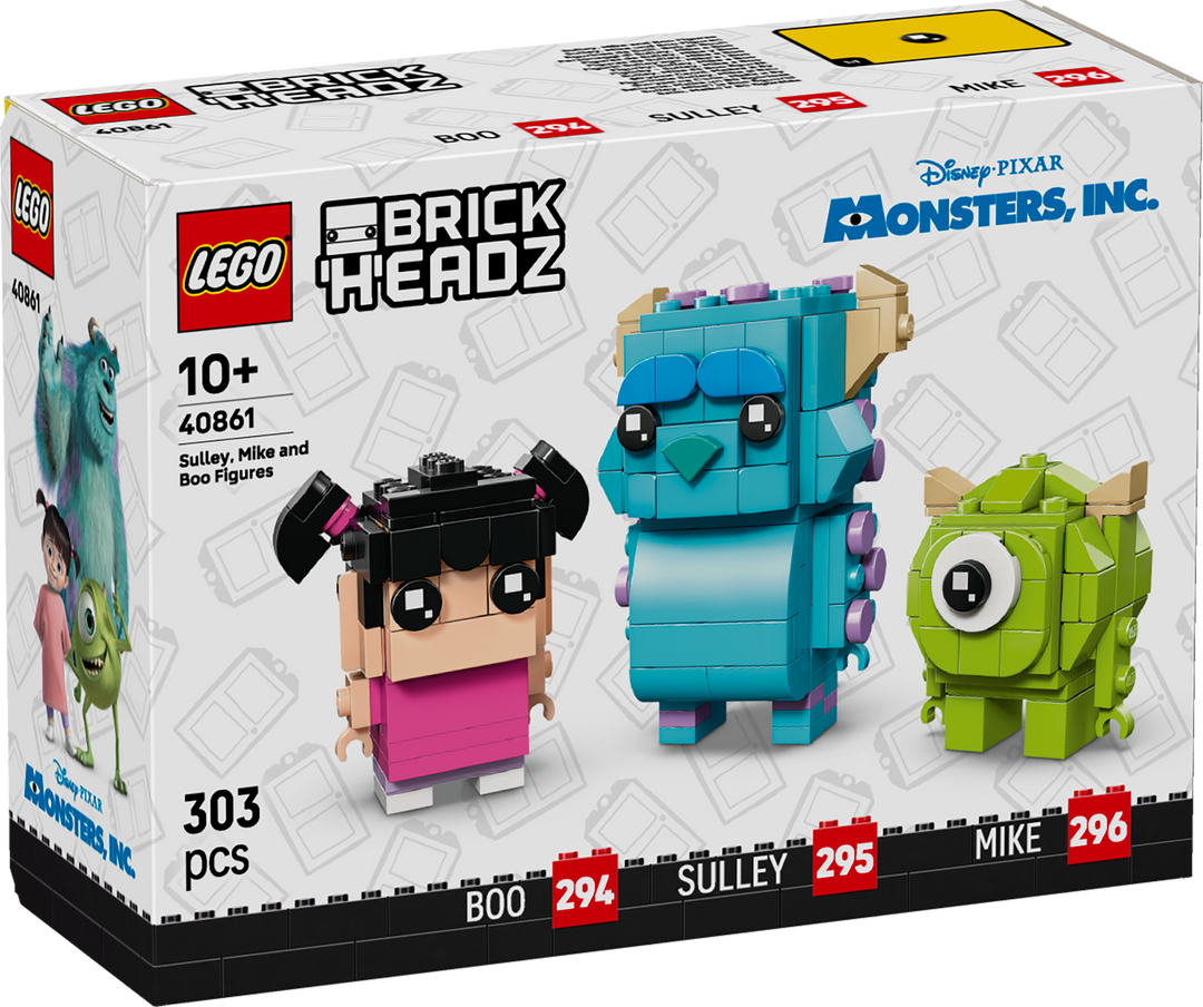 לגו ™BrickHeadz – סאלי, מייק ובּוּ (40861)-3