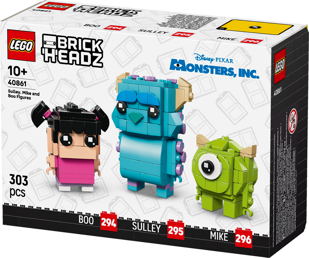 לגו ™BrickHeadz – סאלי, מייק ובּוּ (40861)-4