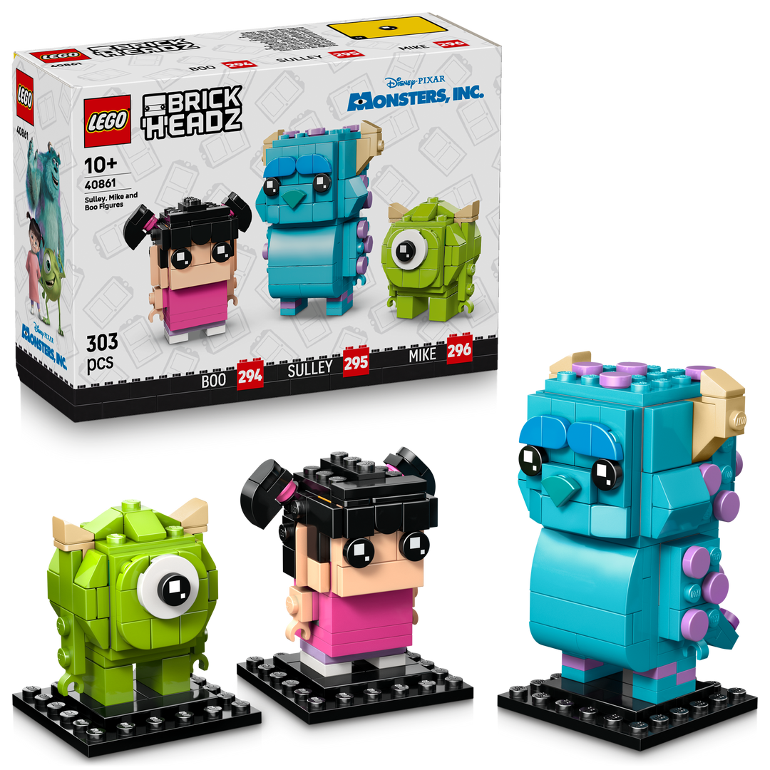 לגו ™BrickHeadz – סאלי, מייק ובּוּ (40861)-2
