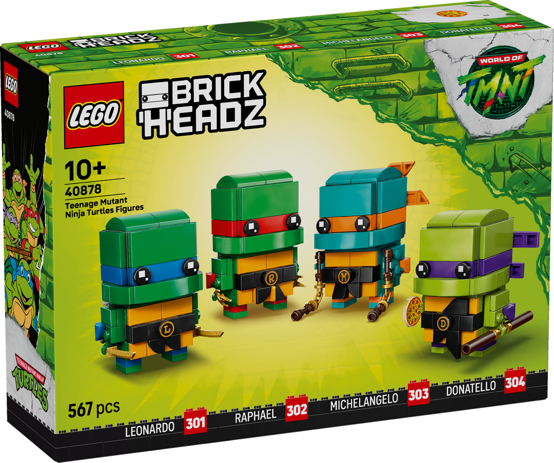 לגו ™BrickHeadz – דמויות של צבי הנינג’ה (40878)-3