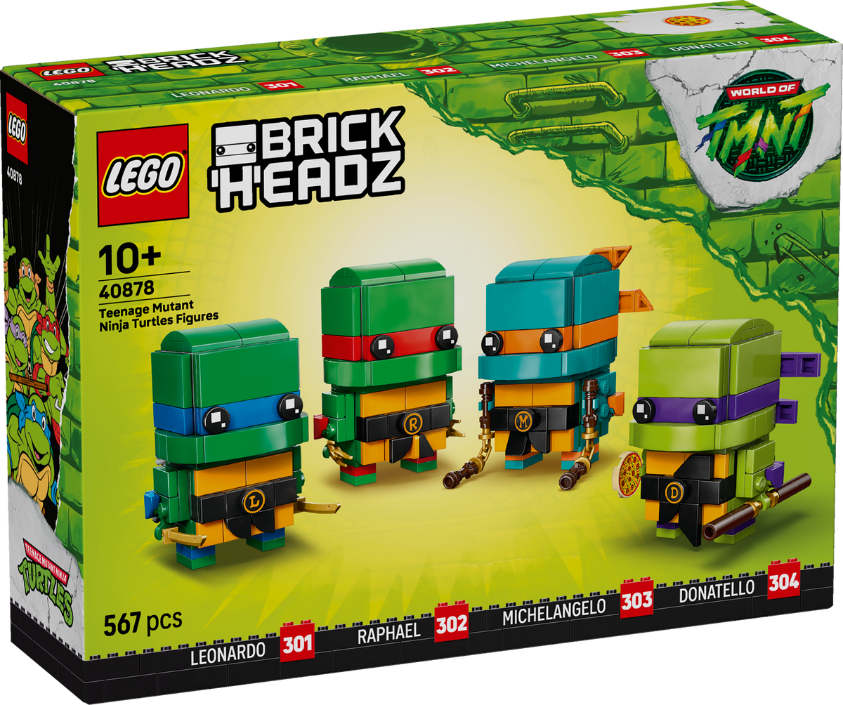 לגו ™BrickHeadz – דמויות של צבי הנינג’ה (40878)-3