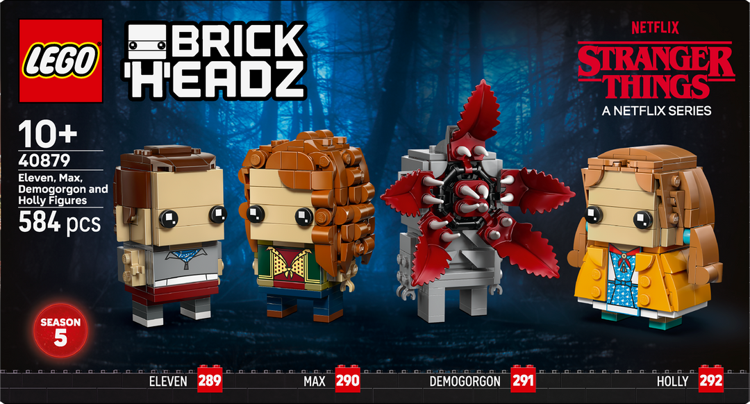 לגו ™BrickHeadz – דברים מוזרים: דמויות של אילבן, מקס, דמוגורגון והולי (40879)-5