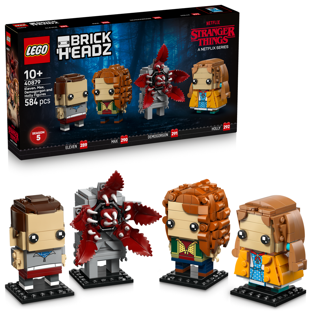 לגו ™BrickHeadz – דברים מוזרים: דמויות של אילבן, מקס, דמוגורגון והולי (40879)-2