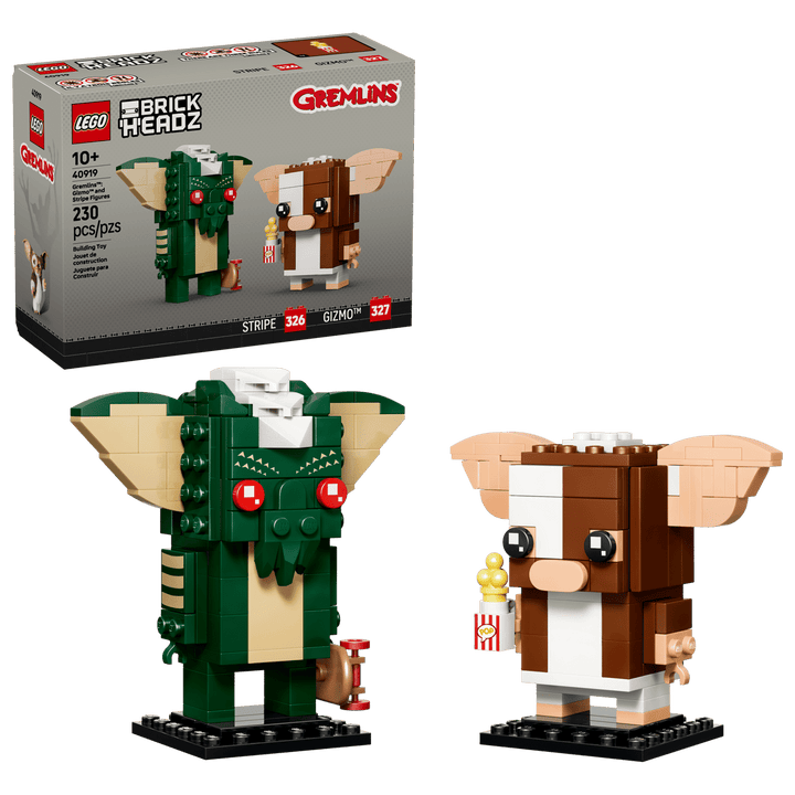 לגו Brickheadz  - דמויות של גיזמו וסטרייפ מהסרט גרמלינס (40919)-2